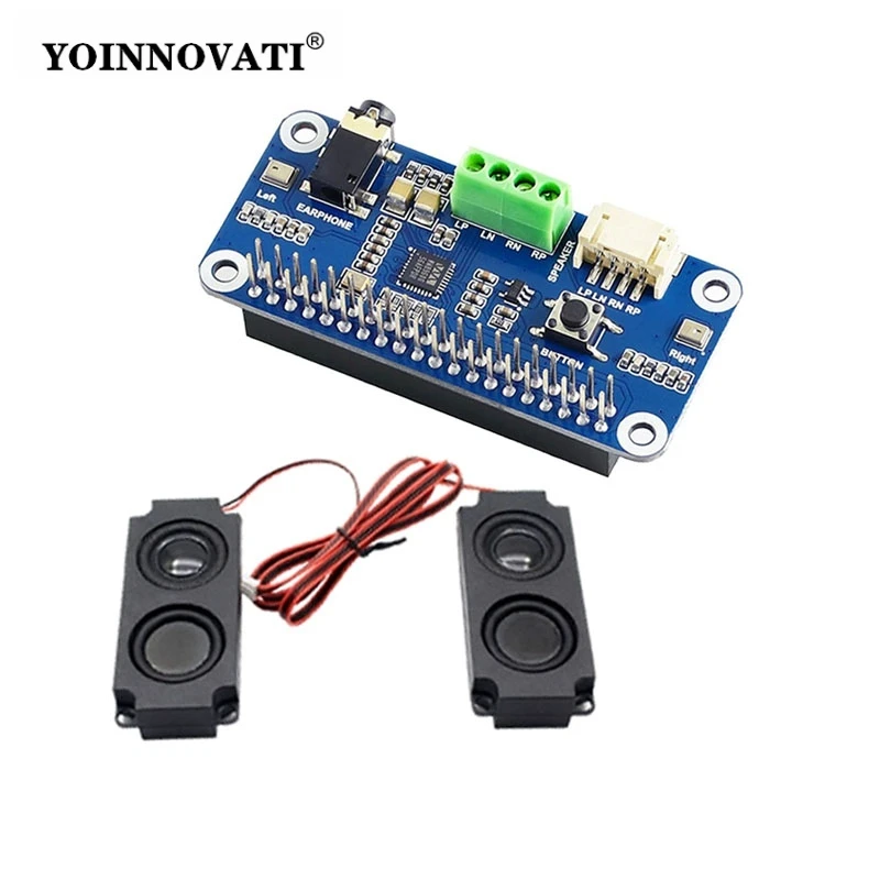 WM8960 Stereo Audio Codec Module Expansion Board with Speaker Stereo Decoder Board I2S Audio Module for DIY Electronics Projects