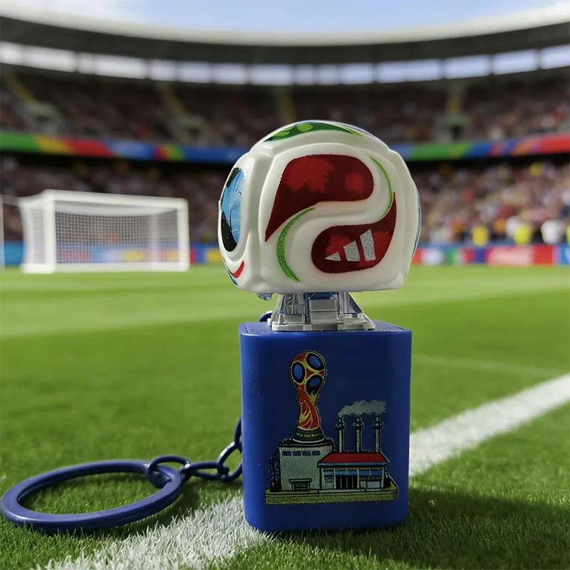 / FIFA Light Up Sound Keychain Soccer Trophy Souvenir Football Fan Creative Pendant Bag Charm Party Gift for Kids Adults*** view 4