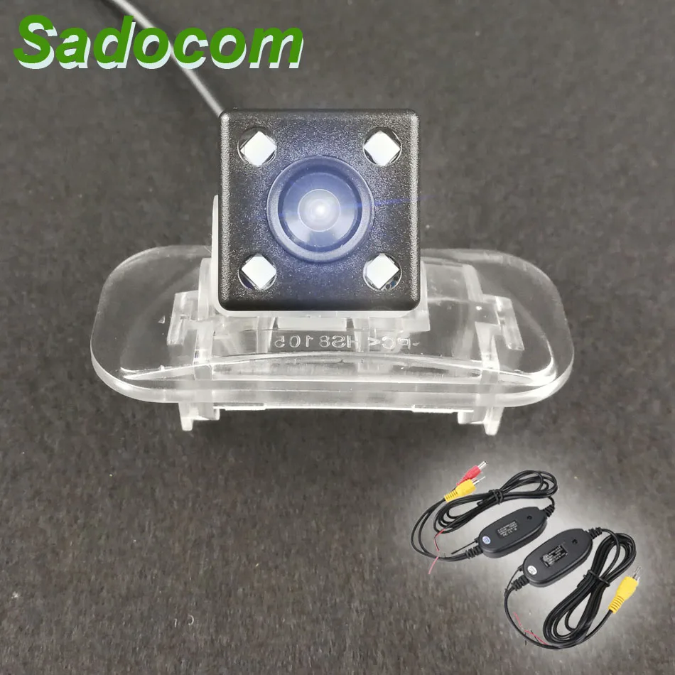 Car CCD HD 4 LED Night Vision Backup Rear View Camera Parking Assistance Waterproof For Mercedes Benz A / B Class B200 B160