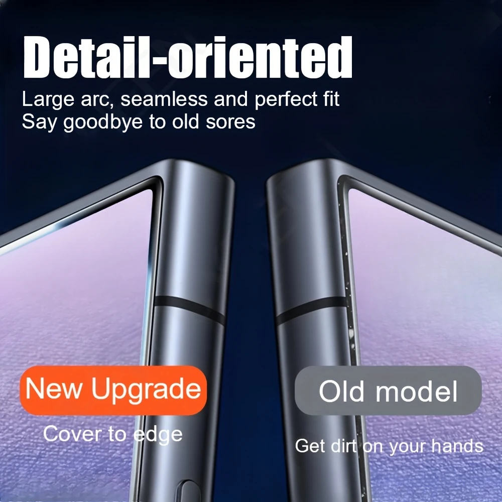 4Pcs Full Cover Tempered Glass Screen Protector for OnePlus 13 11 11R 12 12R 13T 13R 10 Pro 9H Hardness Scratch Resistant Glass view 3