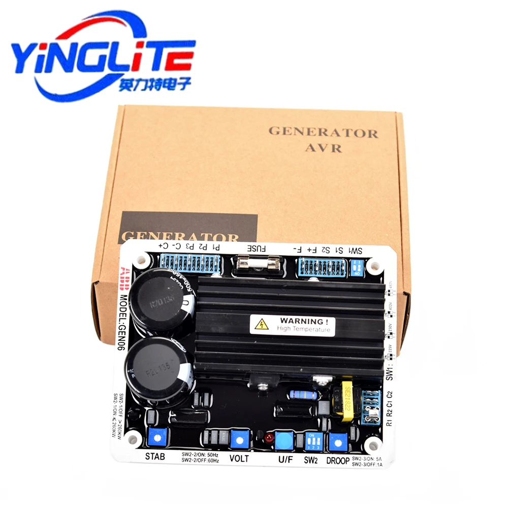 GEN06 regulator board ABB diesel generator AVR automatic voltage regulator excitation voltage regulator board GEN08