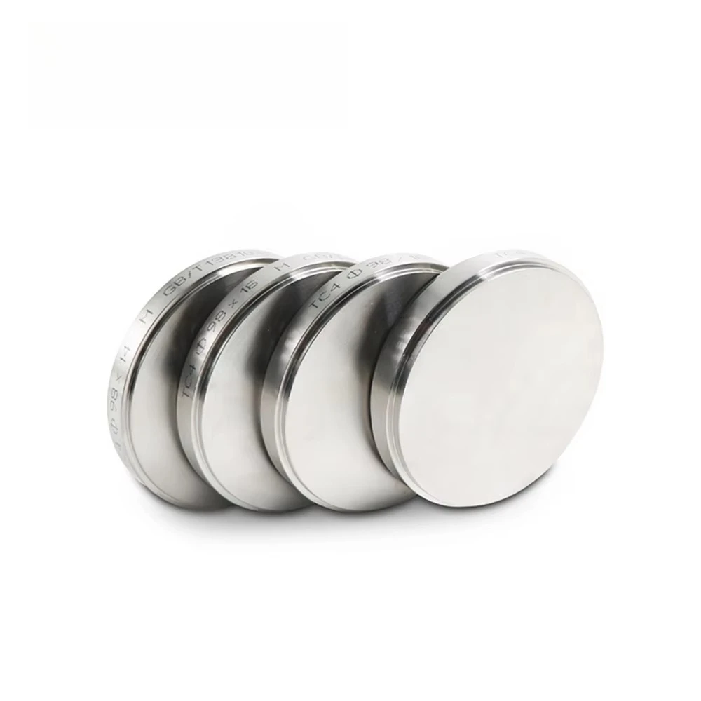 Titanium Block 98mm Dental TC4/GR5 CAD CAM Titanium Alloy Disk Restoration Materials for Dental Implant Abutments