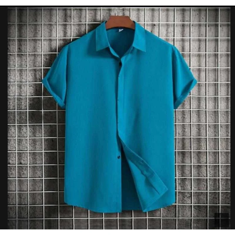 Męska biała lniana koszula o dopasowanym kroju, zapewniająca ochronę przed słońcem, bawełniana koszula z krótkim rękawem, zapinana na zamek, bardzo długa.