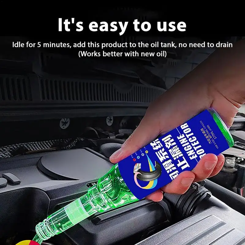 Motor Oil Additive Stop Leak Engine Oil Burning Leak Repair Additive Seal Activator Leak Stop Agent For Car Engines Engine Noise