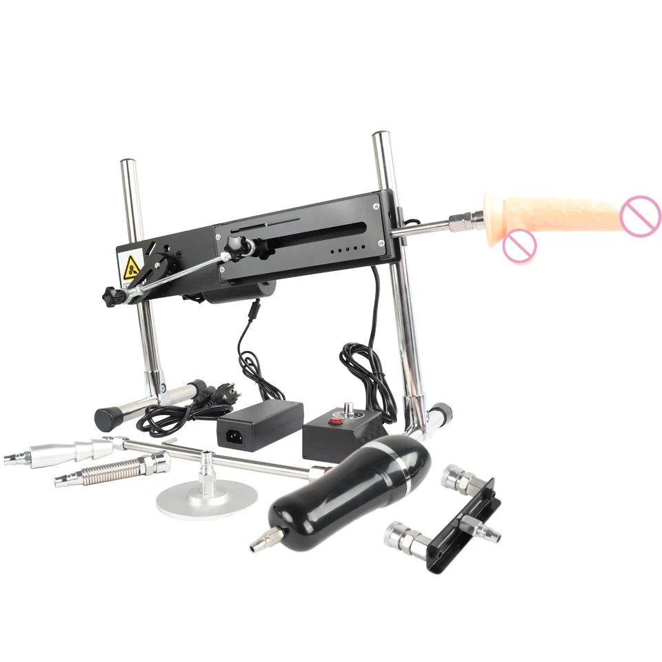 FREDORCH Sex Machine for Women, 120W Strong Power Turbo Gear, Masturbation Love Machine, VAC-U-Lock Sex Machine with Dildos