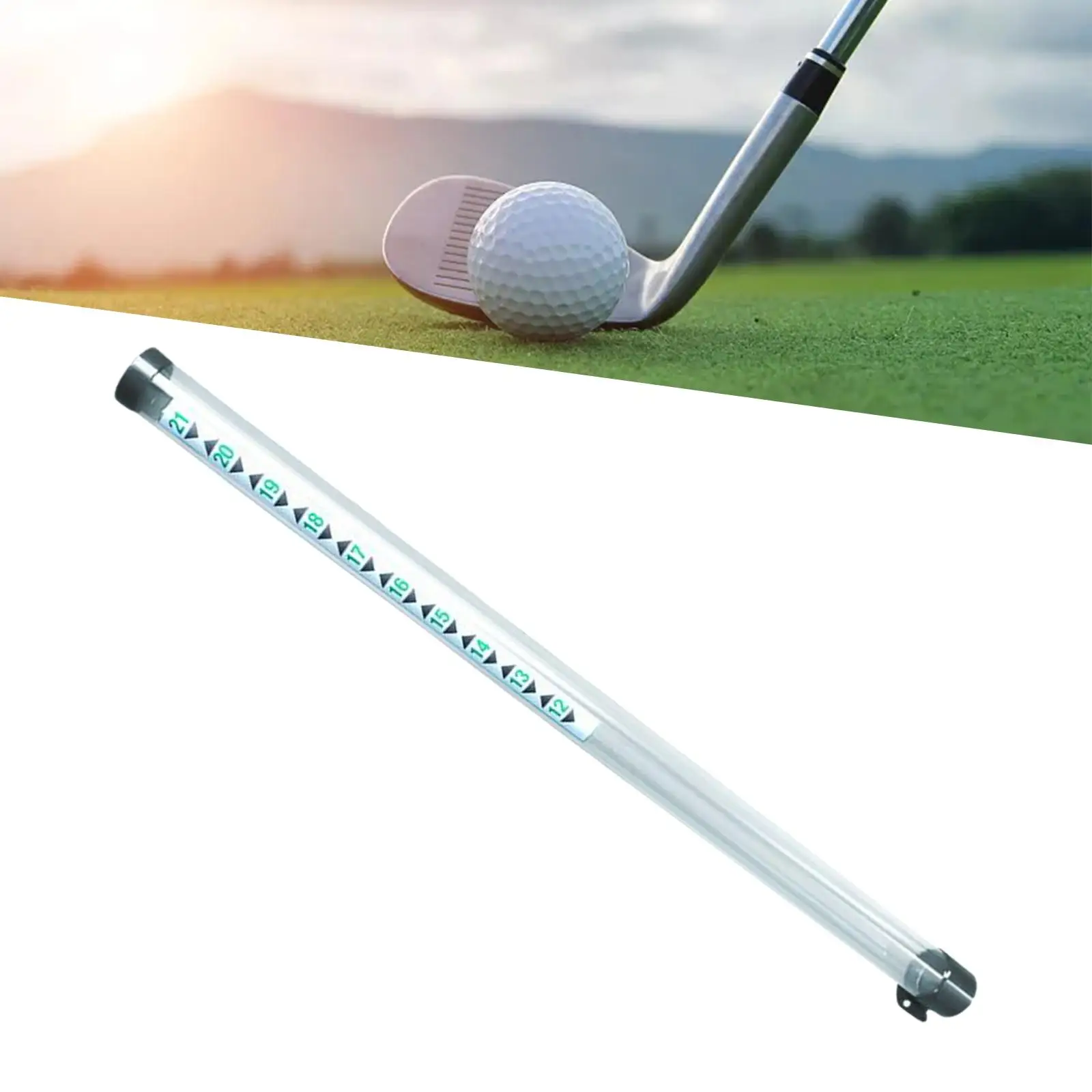 Retriever-recogedor de pelotas de Golf transparente para entrenamiento, práctica de campo de Golf