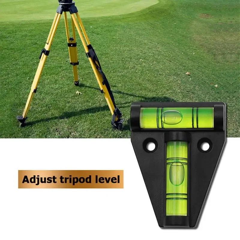 RV Triangle Level Measuring Kit for Caravan Camper T-Type Spirit Level Plastic Measuring Vertical and Horizontal Adjuster Scope