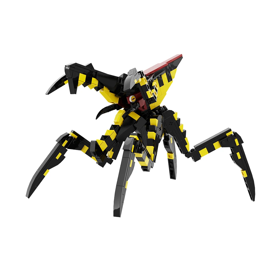 Gobricks MOC Film Stenschepen Troopered Warriors Bug Bouwstenen Arachnids Uropygis Model Insect Bricks Speelgoed Kinderen Gift