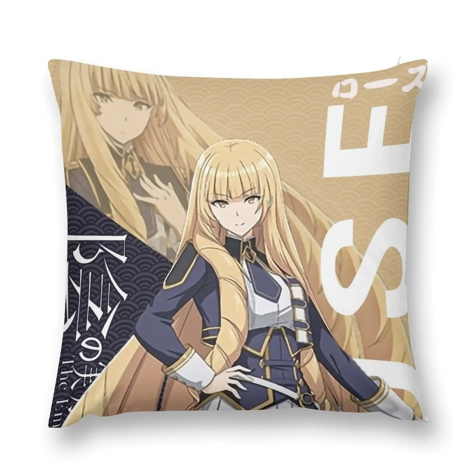 

Rose Oriana ローズ The Eminence in Shadow Throw Pillow Decorative pillow case Anime pillow