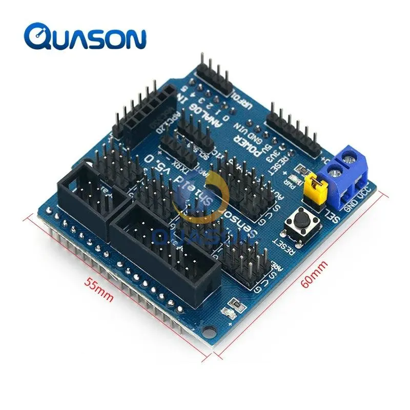 Sensor Shield V5.0 sensor expansion board  MEGA R3 V5 forArduino electronic building blocks of robot parts