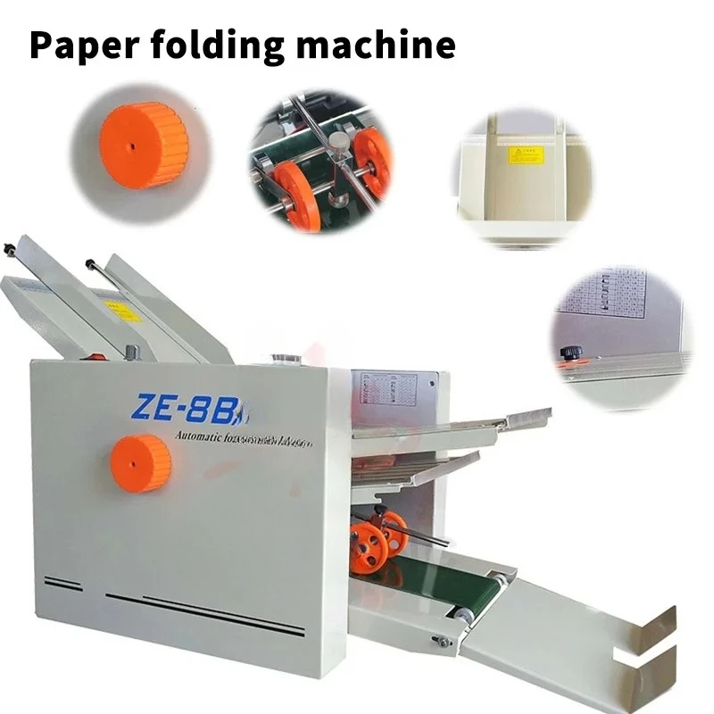 Automatic Paper Page Folding Machine Small Creasing Machines Max Line Speed 80m Per Min Power 70W LY 9B-2 8B-2 9B-4 8B-4