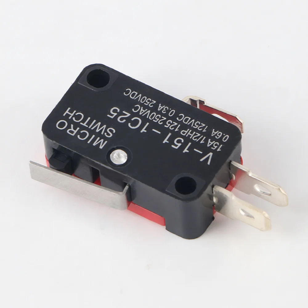 Durable V1511C25 Micro Limit Switch Self Reset Industrial Control Electrical Automation Sensor Connection Hardware