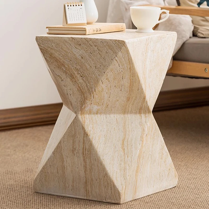 

#Decoration Modern CoffeeTable Industrial Antique Simple Aesthetic Side Table Minimalist Space Saving Mesas Bajas Home Furniture