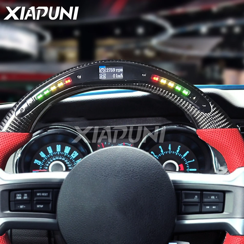 LED RPM ステアリングホイールマスタングステアリングホイール 2012
