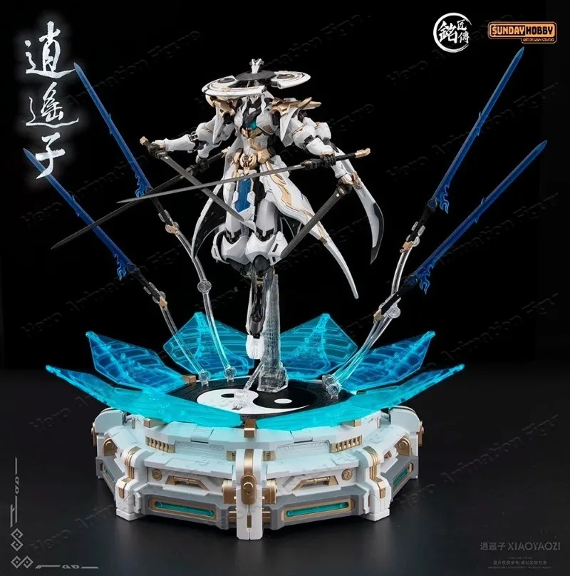 En stock, authentique, 22 cm, SUNDAY HOBBY Mingjiang Biography Xiaoyaozi, figurine d'action 1:100, modèle de montage Mecha Cultivator Guochuang
