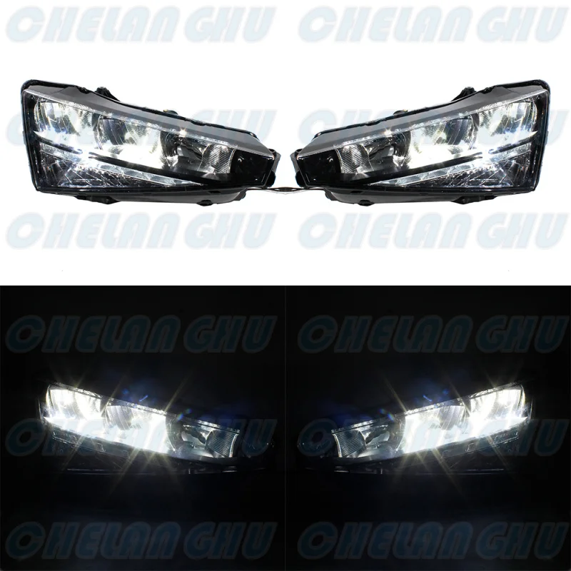 1 Pair Headlight Headlamp Assembly Fit for Skoda SCALA 2019 2020 2021 2022 2023 Car accessories 657941015 657941016