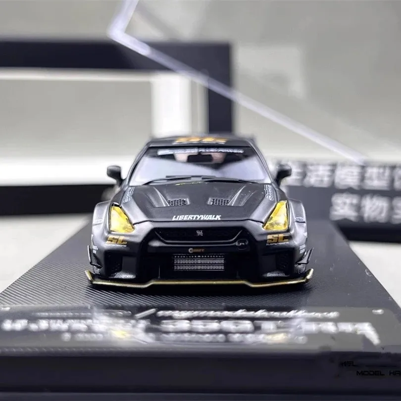 MC LB GTR R35 Black Ghost Claw 1:64 Scale Exquisite Limited Premium Diecast Alloy Simulation Car Model Collectible Perfect Gift