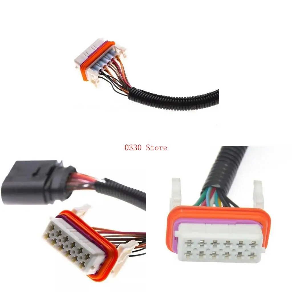 

Automotive Front Headlight Wiring Adapter for 7L6971071A Halogen Compatibility