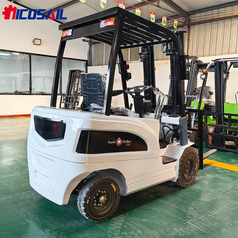 

1.5 Ton Narrow Aisle Electric Forklift 1550mm Radius Solid Tire for Warehouse
