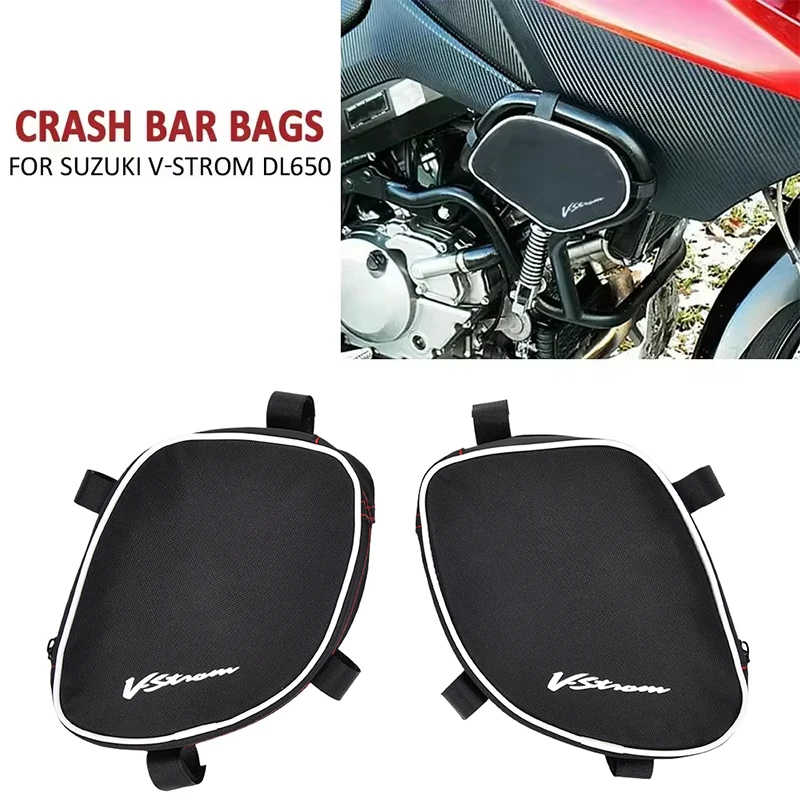 

For Suzuki V-Strom vstrom DL 650 DL650 2004-2011 Frame Crash Bars Waterproof Bag Bumper Repair Tool Bag