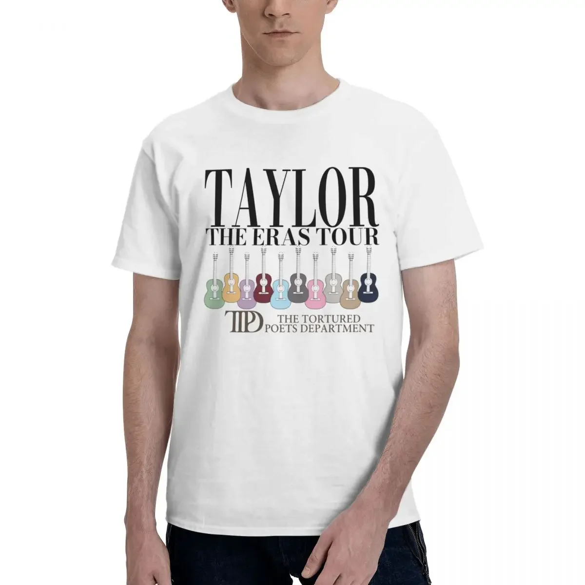 TTPD The Tortured Poets Department The Eras Tour Guitars T Shirt Customized Pops Mens Women T Shirt Graphic Y2K Tops