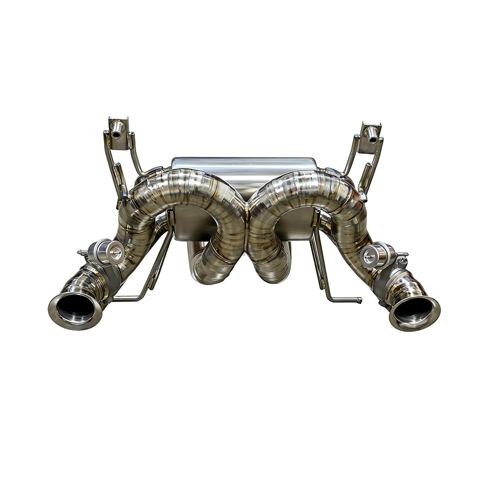 For Lamborghini Aventador LP740-4S LP770-4 6.5 2011-2022 LP700-4 LP750-4 titanium performance cat back exhaust with valve
