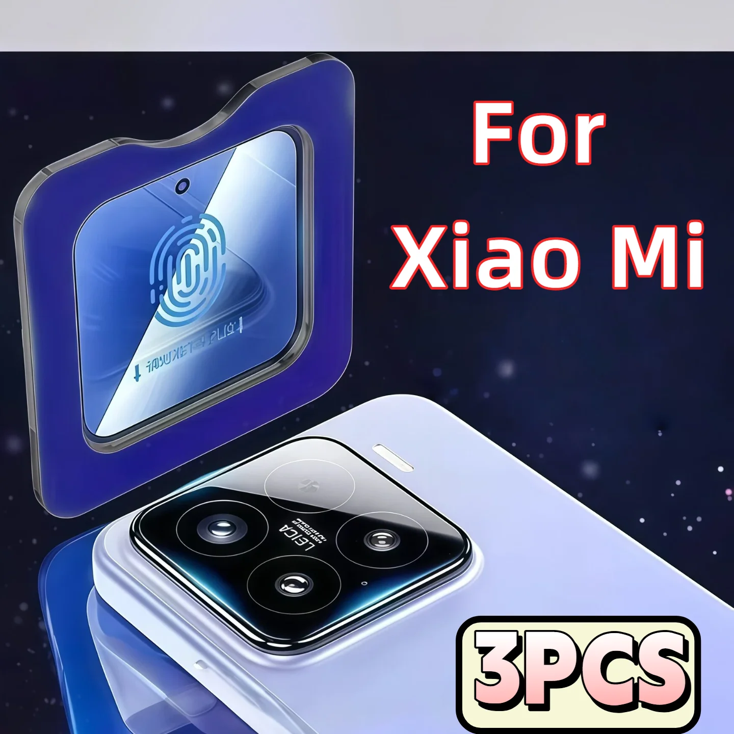 

3 шт. для Xiaomi 15 14 Pro Ultra Stealth Защитная пленка для камеры Простая установка против царапин Фотопленка