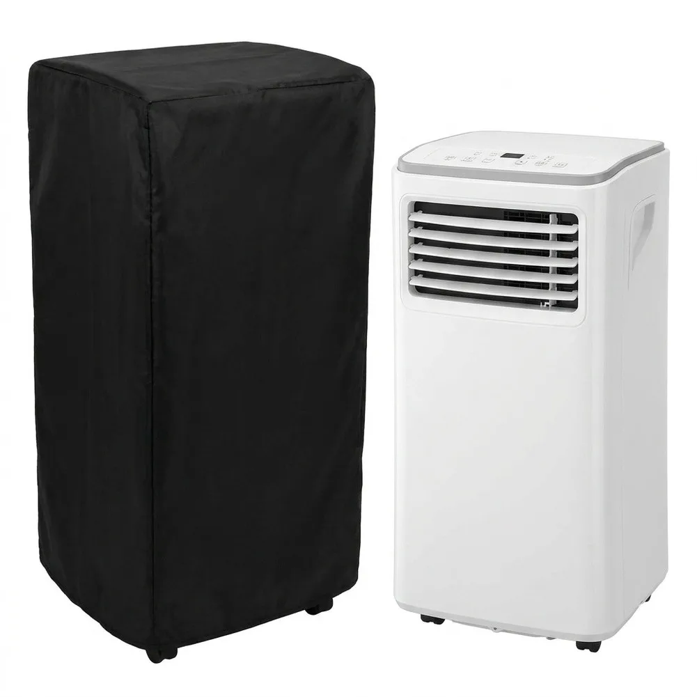 Portable Vertical Air Conditioner Cover with Anti-UV Coating Waterproof Construction and Secure Adjustable Fit