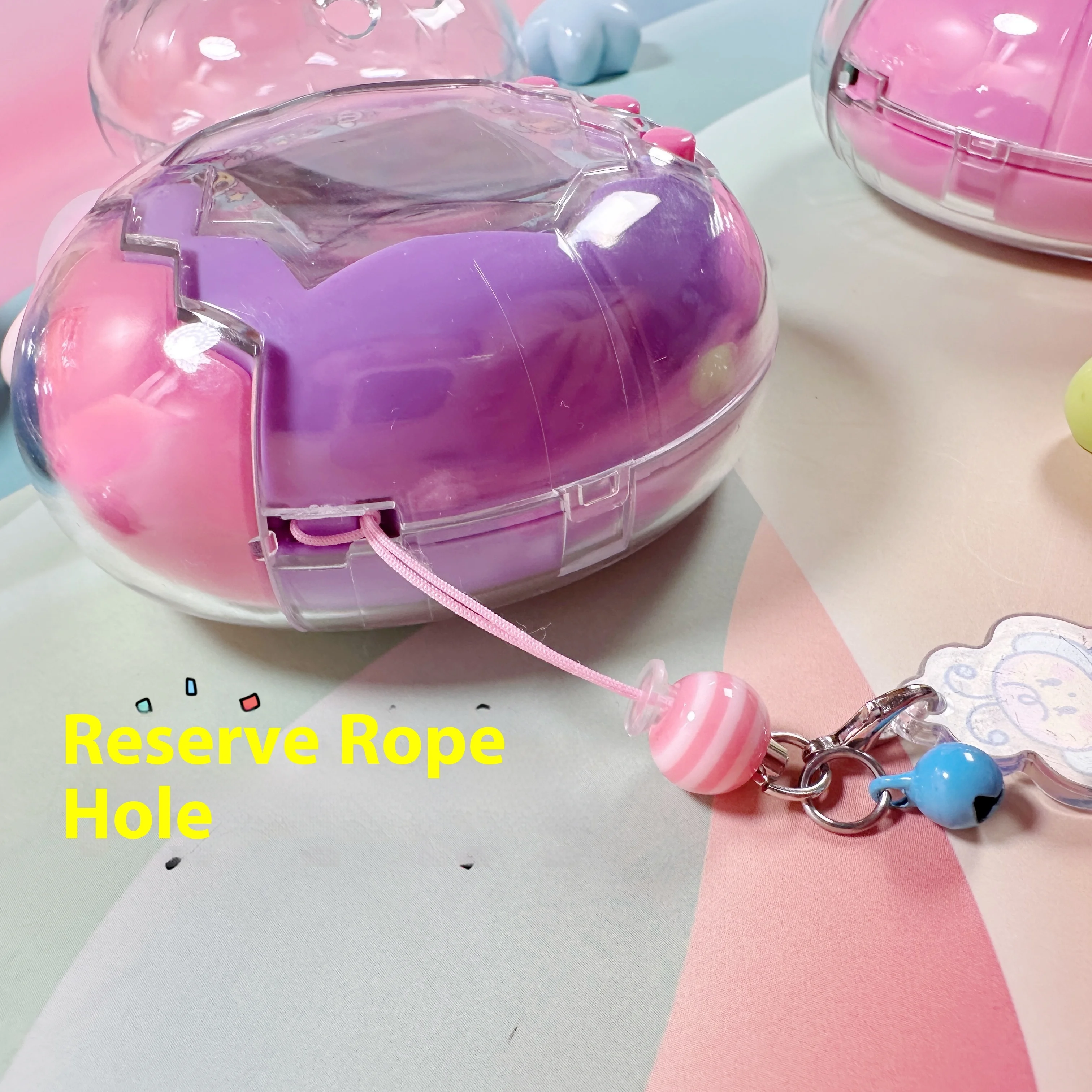 متوفر في المخزون حافظة حماية الحيوانات الأليفة الإلكترونية من Tamagotchi Paradise حافظة حماية صلبة لهاتف جمع الألعاب هدية