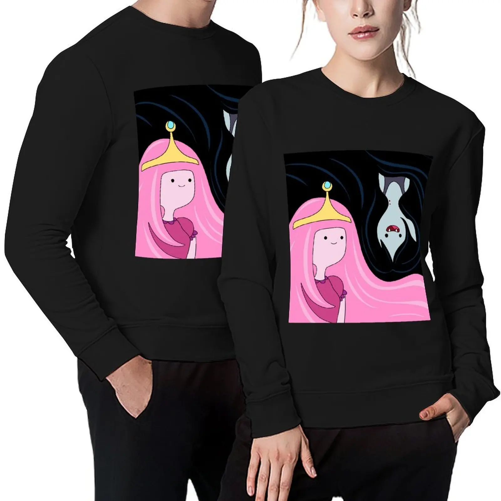 

Princess Bubblegum and Marceline Pullover fashion men anime clothing tracksuits korean clothes sweatshirts for men