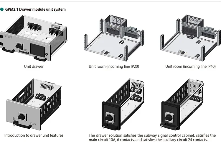 GPM2.1 نظام وحدة درج الجهد المنخفض القابل للسحب نوع وحدة خزانة المفاتيح درج المبيعات الساخنة