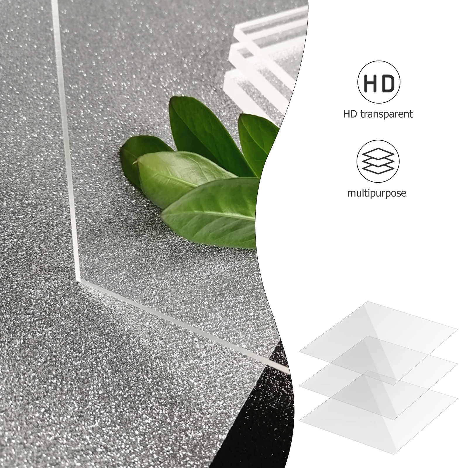 

3 Pcs Acrylic Divider Plate Shelf Organizer Separators Shelf-dividers Cabinet for Shelves Nail Free Wire