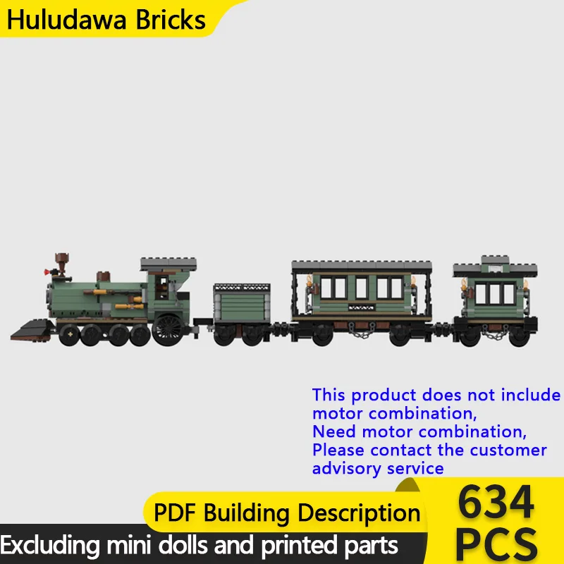 

Popular Game Model MOC Building Bricks Railway Train Version 2 Modular Technology Gifts Holiday Assemble Children Toys Suit
