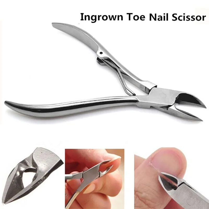 1pc Stainless Steel Cuticle Nipper, Single Piece Dead Skin Remover, Manicure Pedicure Tool, Unscented Nail Care Accessory