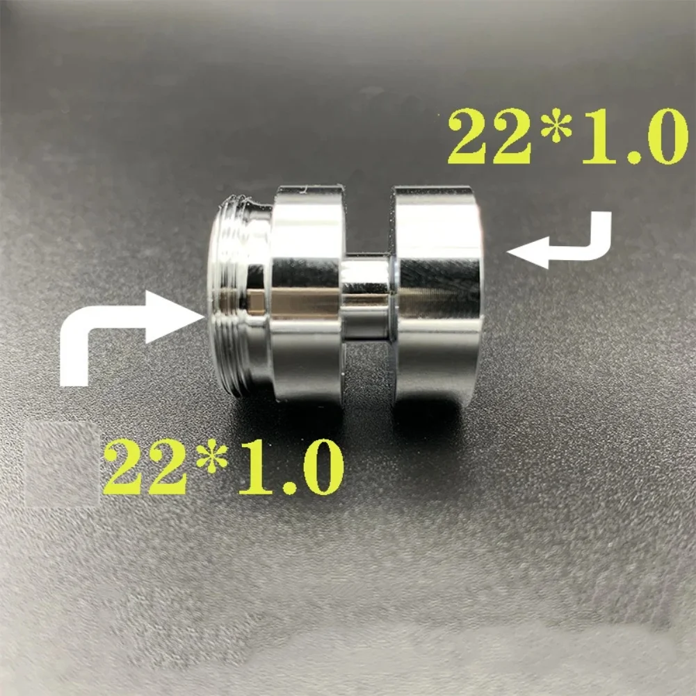 360 Degree Aerator M22 Faucet Adapter M22 360 Degree Rotating Aerator Stainless Steel Adapter Easy Installation Swivel Function