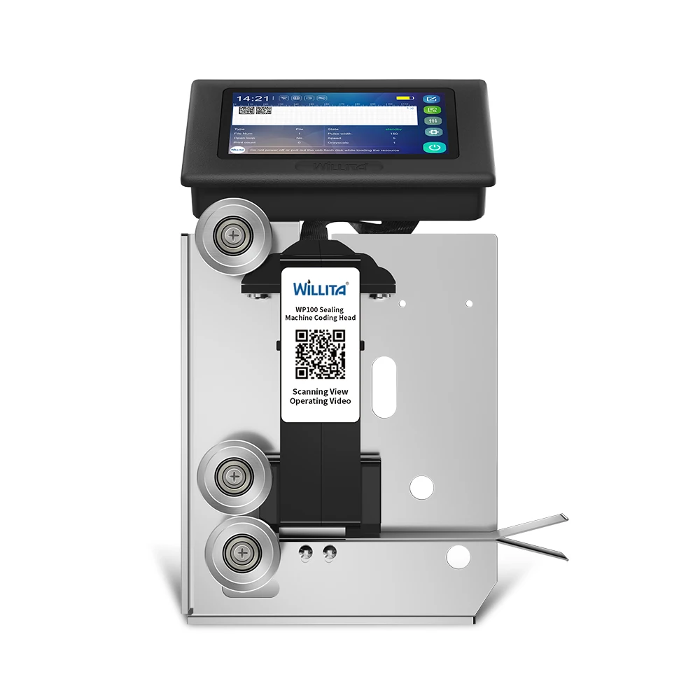 Imagem -02 - Willita Impressora a Jato de Tinta para Máquina de Codificação Seladora Inteligente Impressora a Jato de Tinta Expirar Número da Data para a Linha de Produção