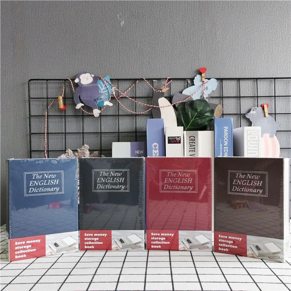 Creative Dictionary Book Money Boxes Piggy Bank With Lock H…