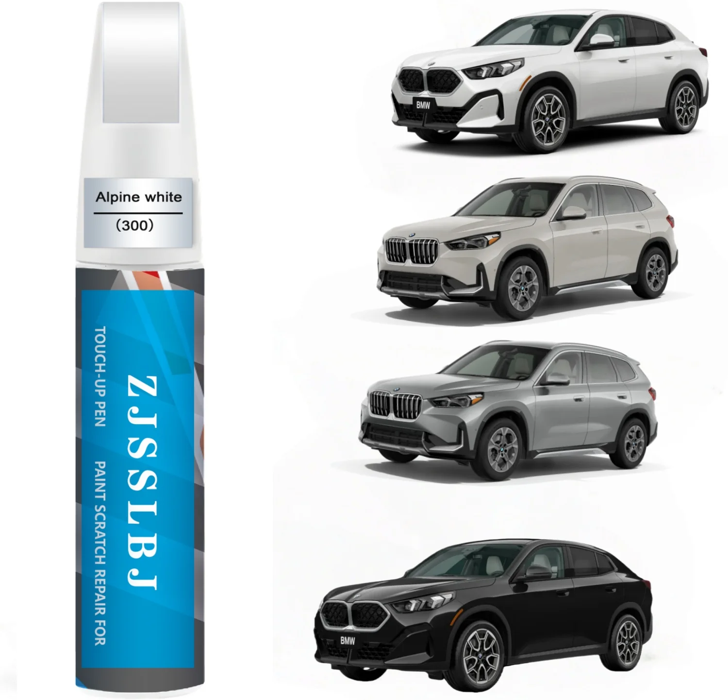 

Car Touch Up Paint for BMW, Car Paint Scratch Repair Kit, Quick & Easy Solution to Repair, 2 in 1 Scratch Remover Pen with Color