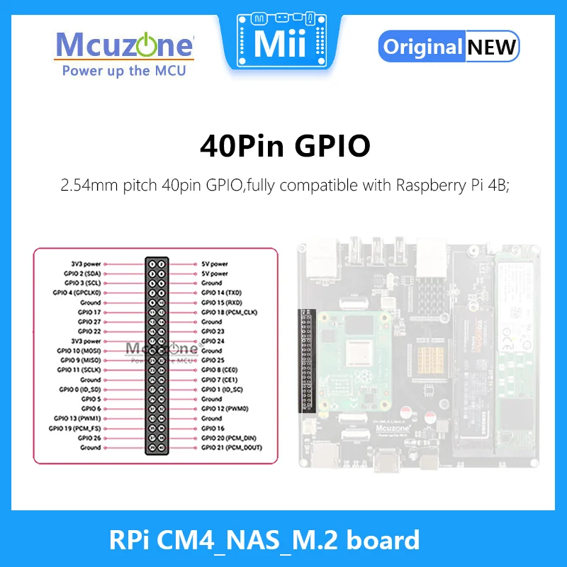 Raspberry Pi CM4 _ nas_m.2 placa NVME ssd M.2 22110 2280 2242