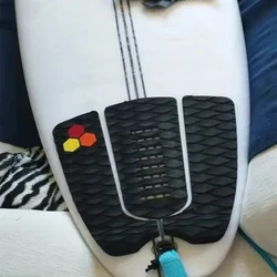 3M Glue Surfboard Traction Pad Deck Super Grip Self Adhesive Surf SUP Board Eva Foam Diamond Non-Slip Soft Top Foot Tail Black