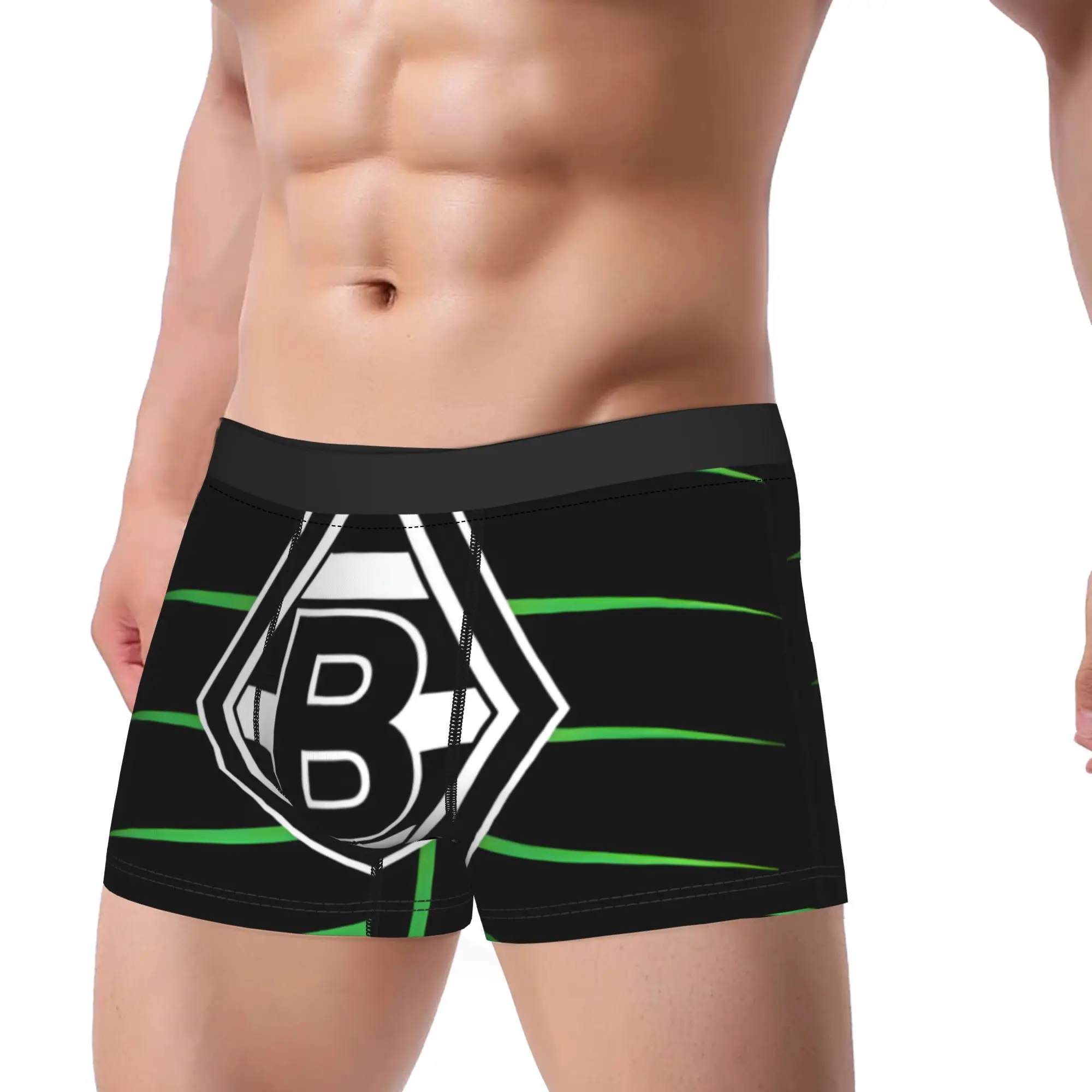 Sport Fan Football  Underpants Homme Panties Men's Underwear Print Shorts Boxer Briefs