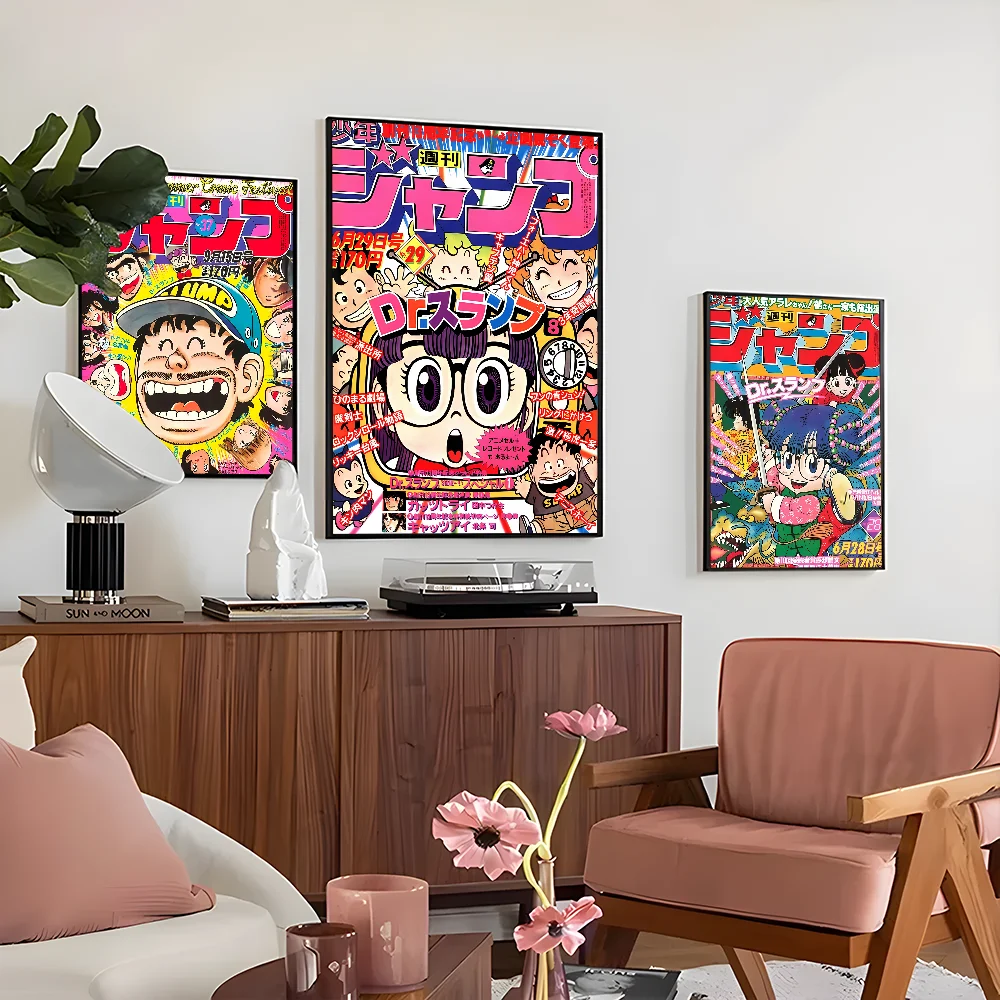 Dr Slump Poster Self-adhesive Art Waterproof Paper Sticker Coffee House Bar Room Wall Decor