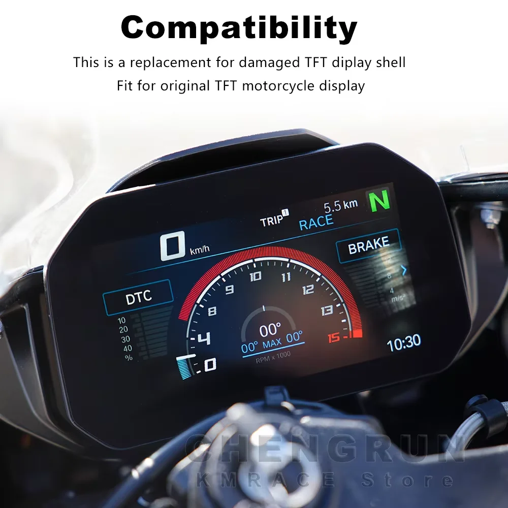 Motorcycle TFT Display Dashboard Cover Aluminum Alloy for BMW S1000RR 2024 S 1000 S1000 RR 2019-2023  Speedometer Accessories ﻿