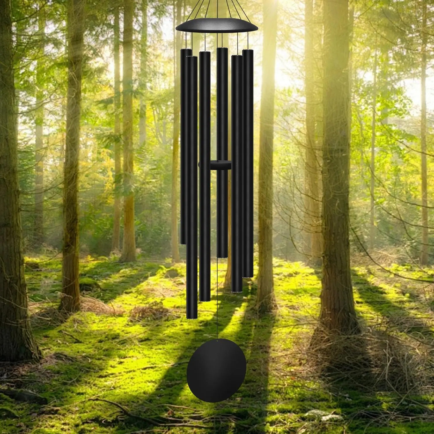 78 Inch Extra Large Outdoor Wind Chimes 6 Thick Bold Aluminum Tubes Deep Tone Tuned Relaxing Melody Big Garden Patio Decor Great