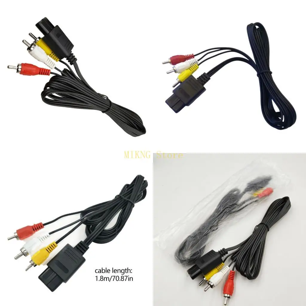 Multiple Functional AV Cable with Clear for Classical Gaming best sale