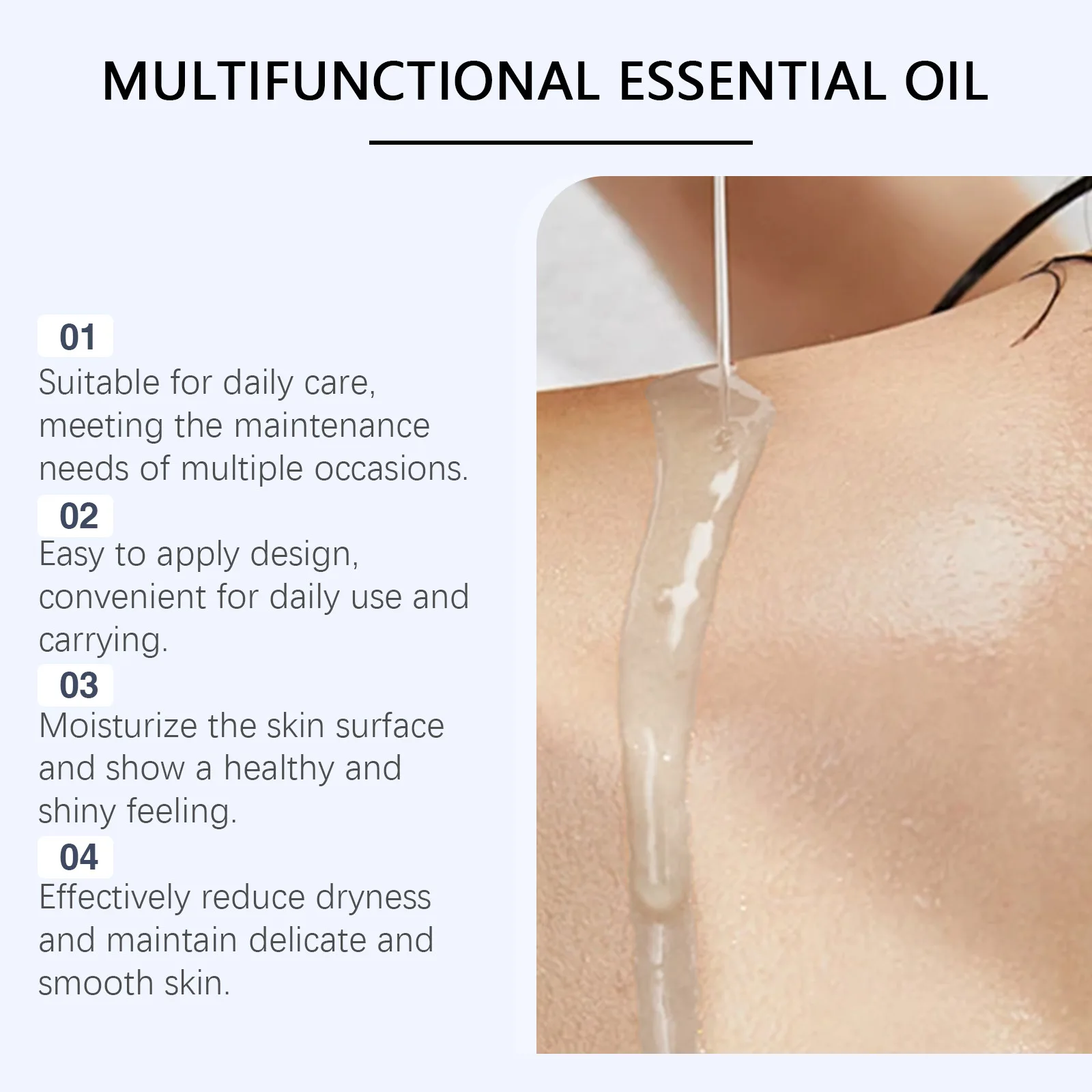 زيت اللوتس الأزرق العطري الروائح العضوية النقية الناشرون مرطبات الشعر الأظافر العناية بالجسم تحديث الاسترخاء الرطوبة زيت النبات #4