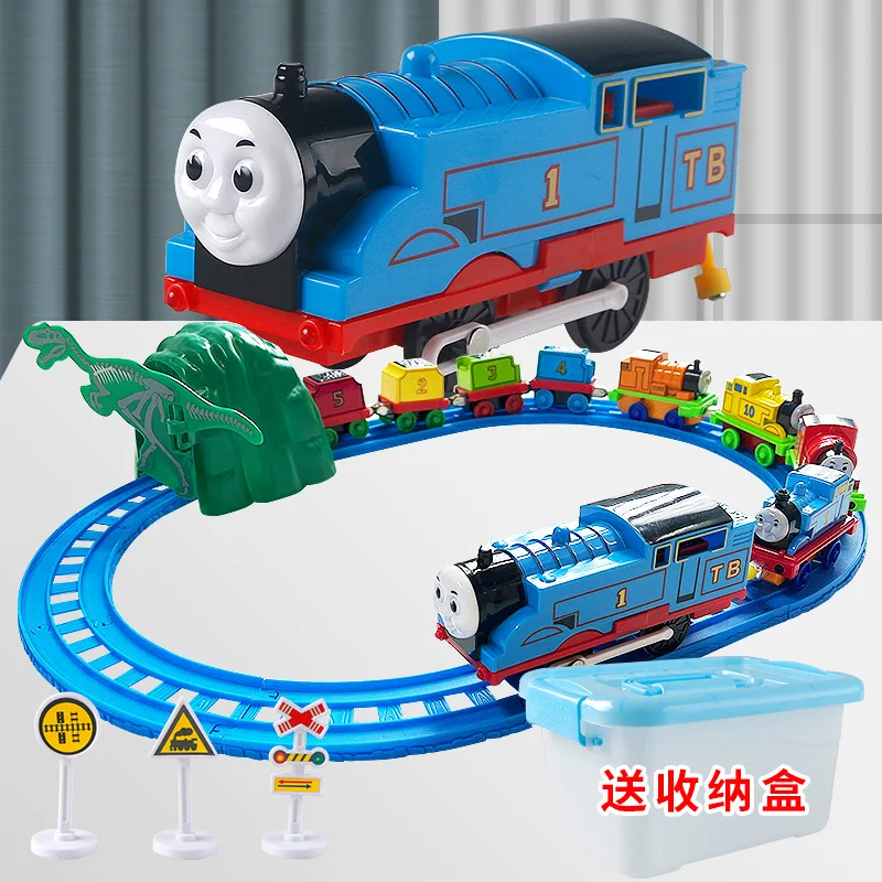 Diecast Magnetic Rail Trains Sets Model Toys Electric Train Track Toy Safe Materials Simulated Train Christmas Birthday Gift