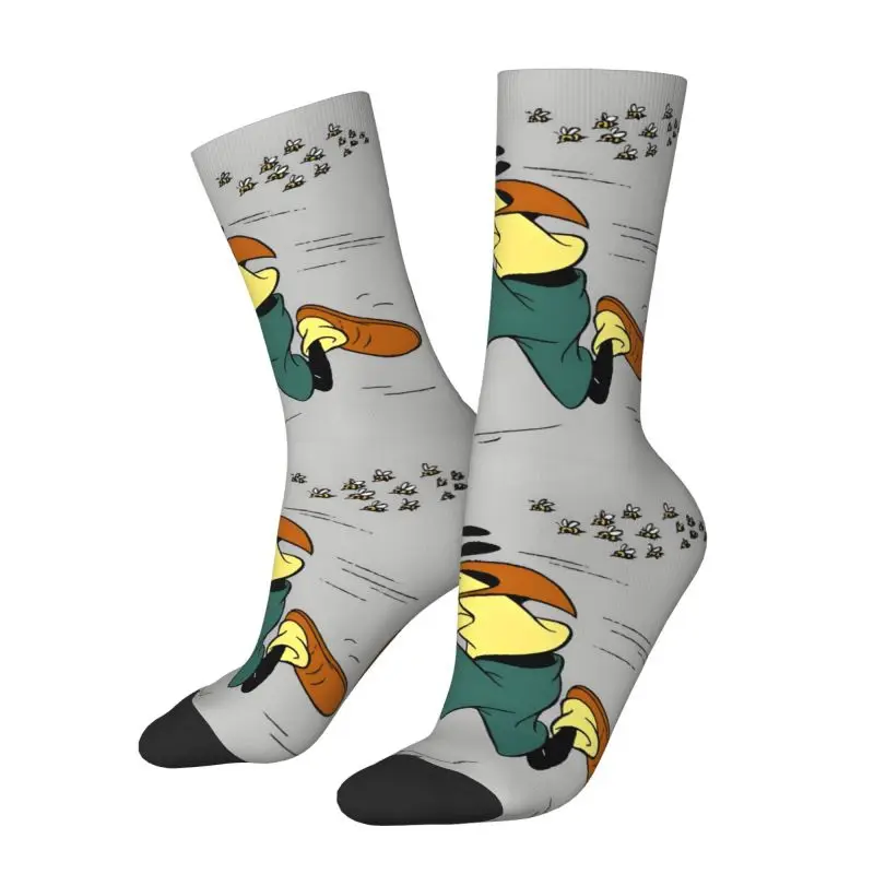 

Custom Goofy Goof Mens Crew Socks Unisex Cool Anime Cartoon Spring Summer Autumn Winter Dress Socks