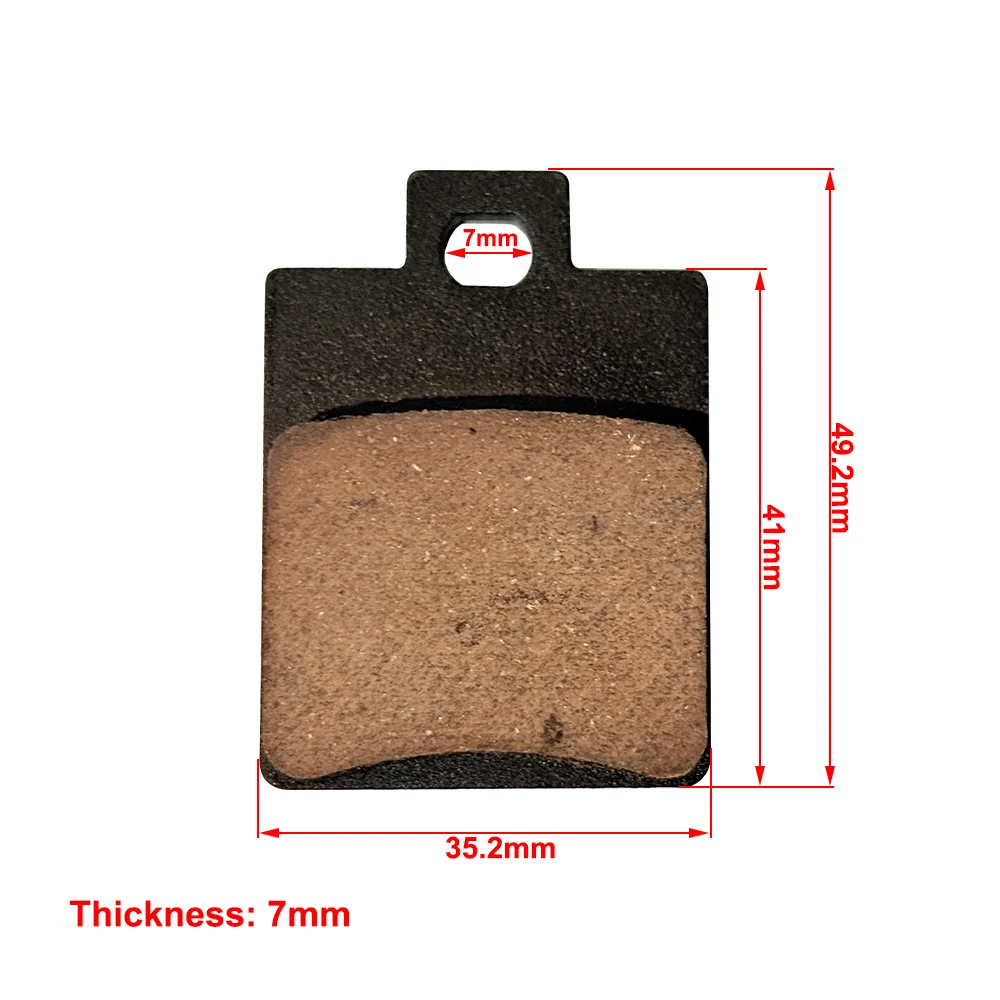 Front Brake Pads Rear Brake Disk Pads For 50cc 70cc 110cc 125cc 140cc 160cc 250cc Dirt Pit bike ATV Quad BuggyGo Kart Scooters