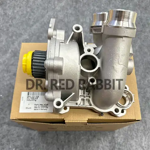 아우디 A3 A4 B8 A5 Q5 VW 골프 티구안 파사트 1.8 2.0TFSI EA888용 알루미늄 냉각수 펌프 1세트 06H121026